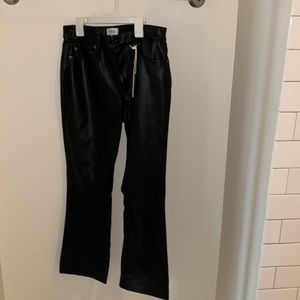 PISTOLA SIZE 29 BLACK LEATHER PANTS *new with tags*